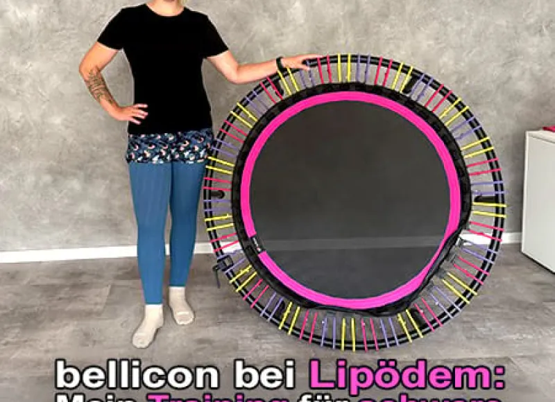 Frau beim sanften bellicon-Training bei Lipödem